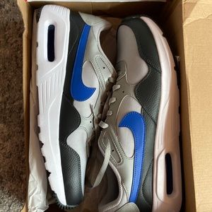 NIKE MENS AIR MAX SC SNEAKER - lt smoke grey/game royal
